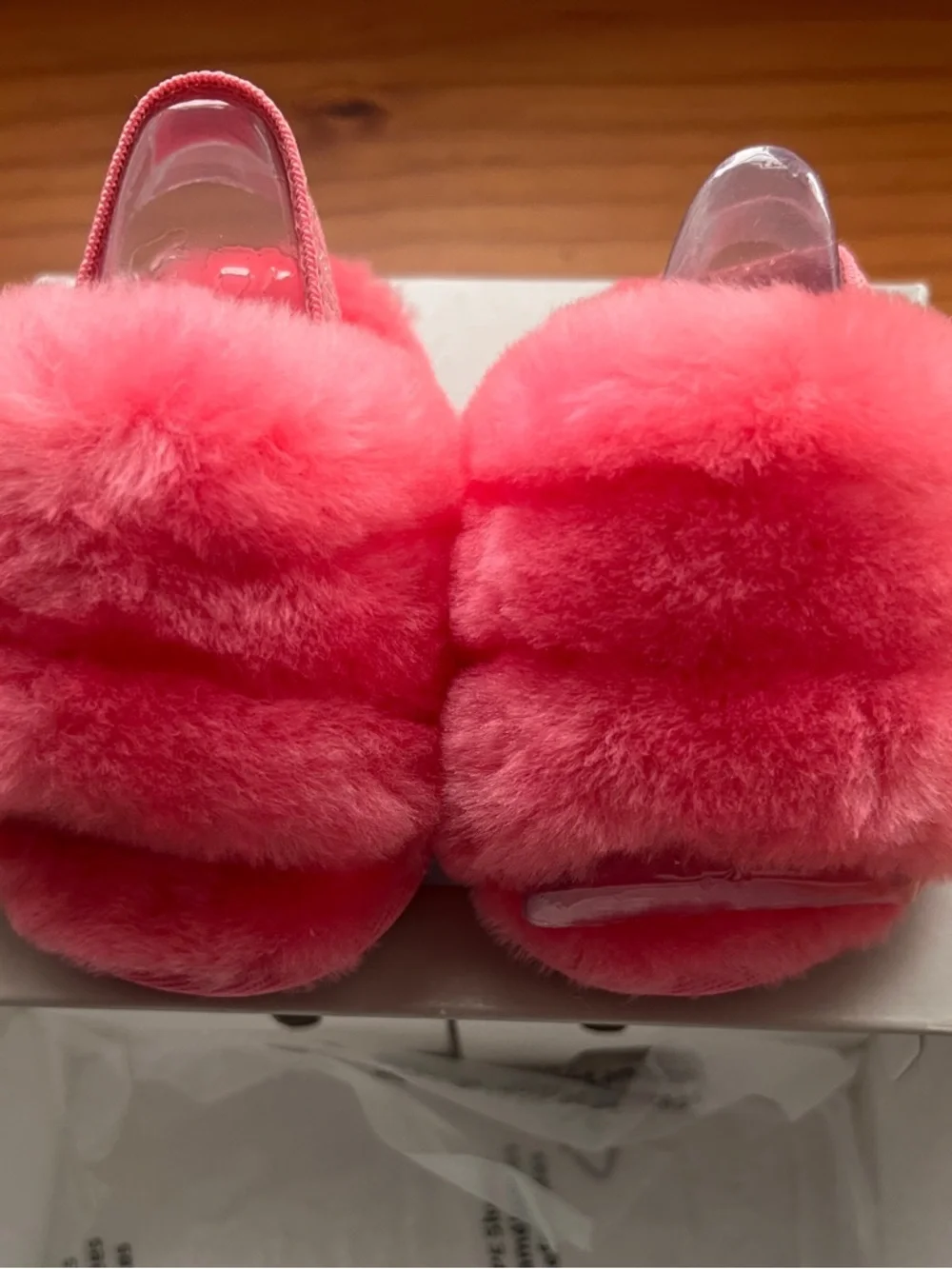 UGG Pink Rose I Fluff Yeah Slide 02/03 NWT